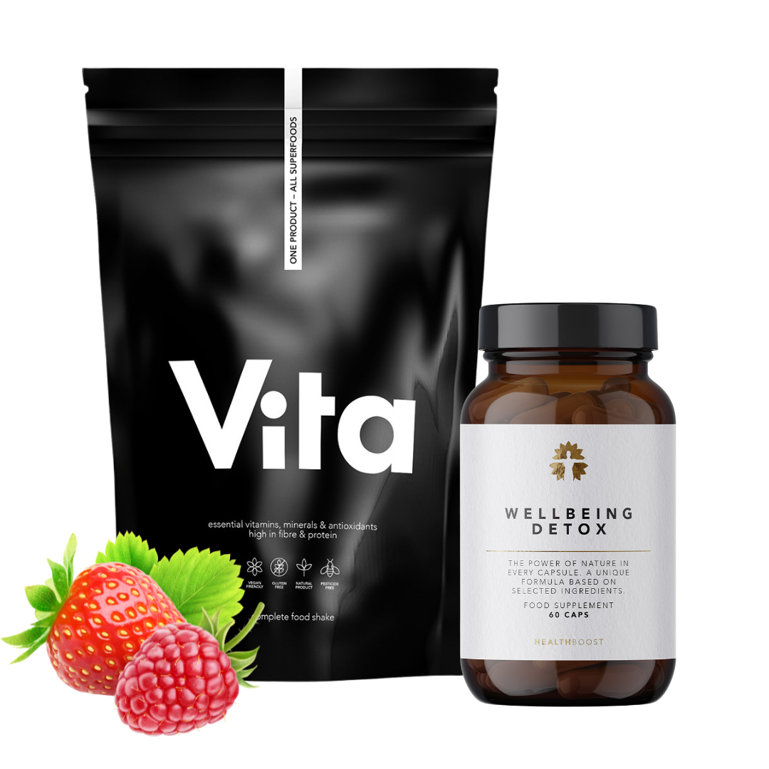 SET: WellBeing Detox + Vita Shake - Natural Food