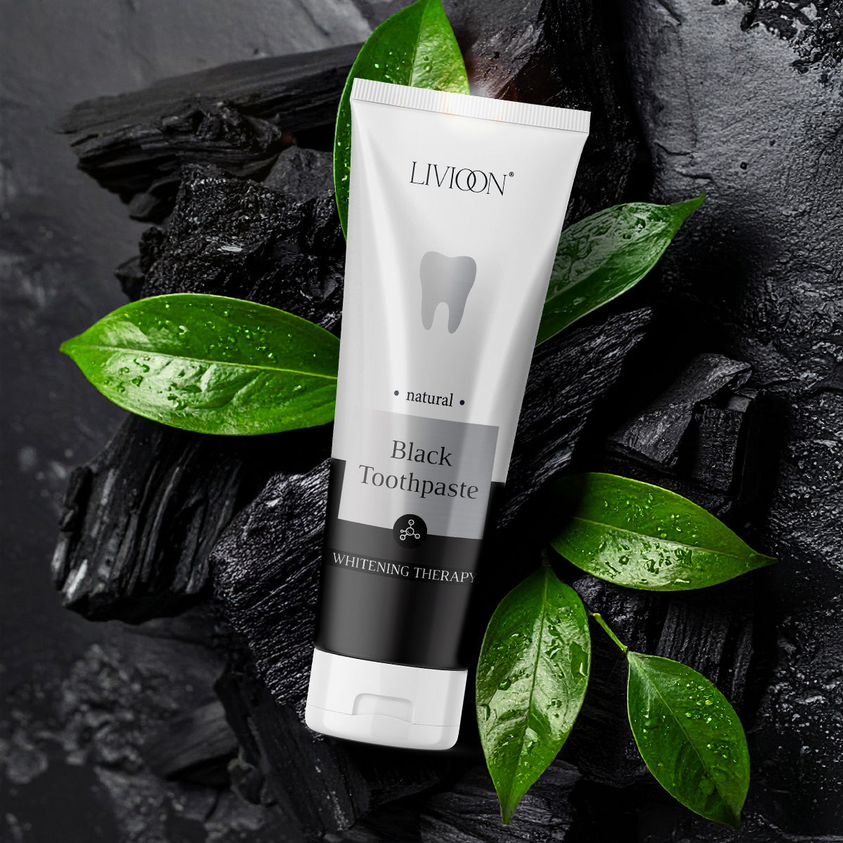 Φυσική Μαύρη Οδοντόκρεμα Λεύκανσης