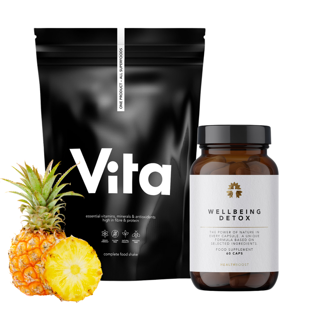 SET: WellBeing Detox + Vita Shake - Natural Food